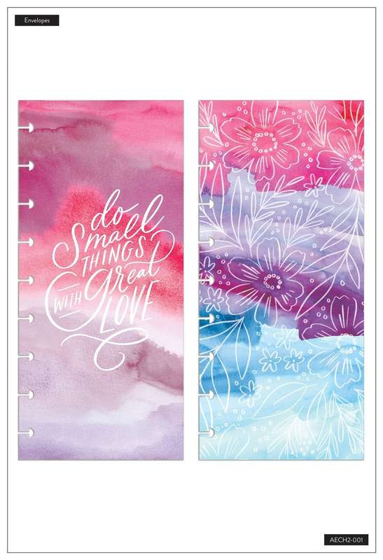 Classic Snap In Envelopes - Watercolour
