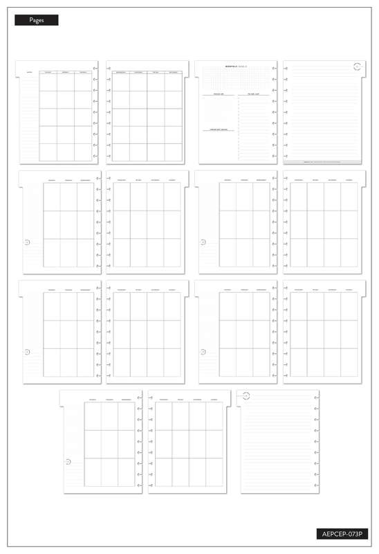 Work + Life Neutral Modernist - Classic Vertical Extension Pack - 6 Months