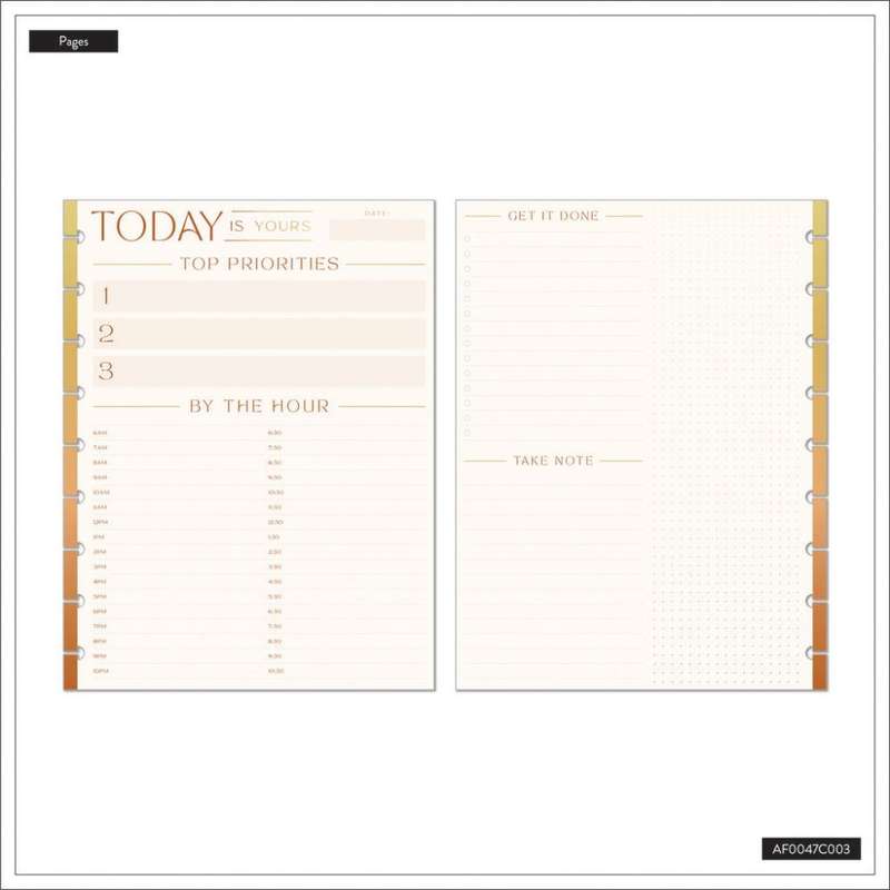 Dashboard Classic Filler Paper - By the Hour