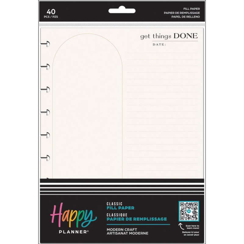 Dashboard + Dot Grid Classic Filler Paper - Modern Craft
