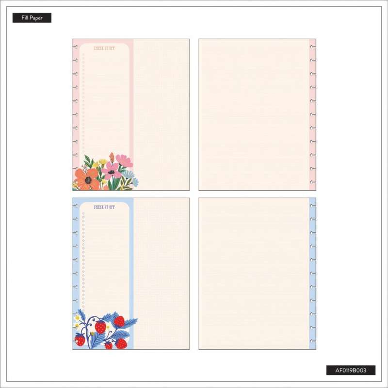 Dashboard + Dotted Lined BIG Filler Paper - Teaching Seasons