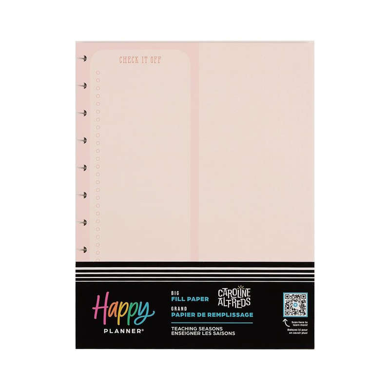 Dashboard + Dotted Lined BIG Filler Paper - Teaching Seasons