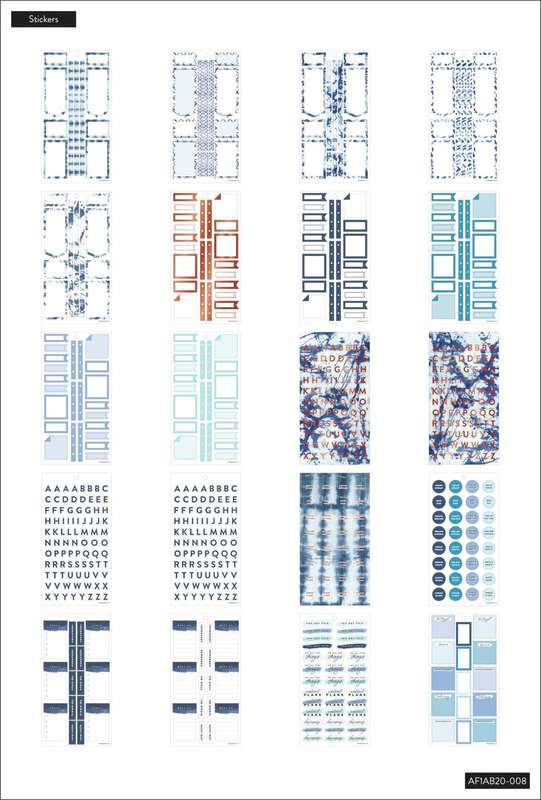 Indigo Tie Dye Accessory Book