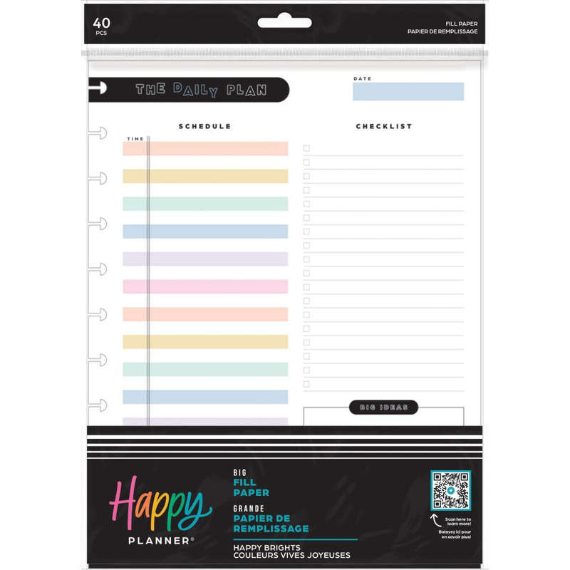 Dashboard BIG Filler Paper - Happy Brights