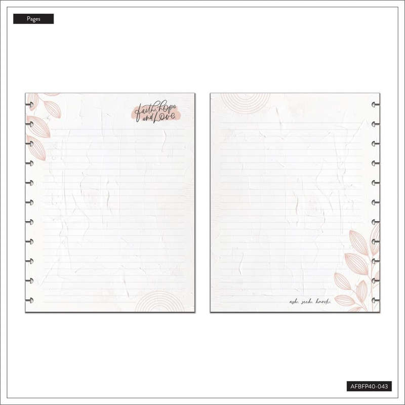 Dotted Lined BIG Filler Paper - Faith Mood