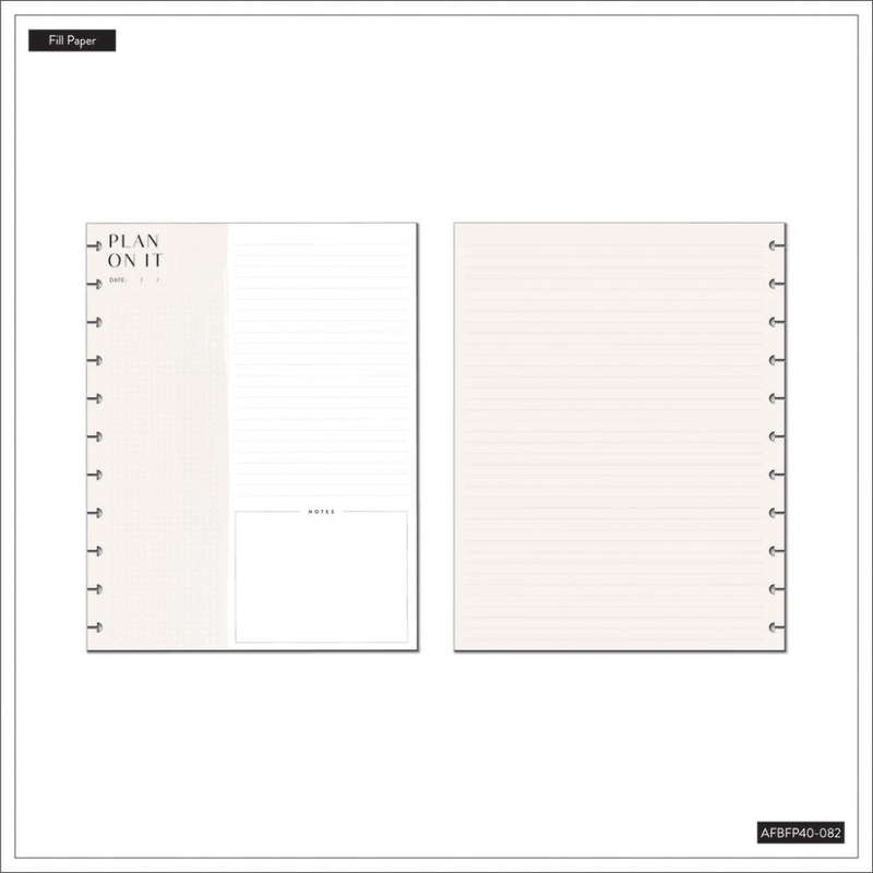 Dotted Lined Big Filler Paper - Neutrals