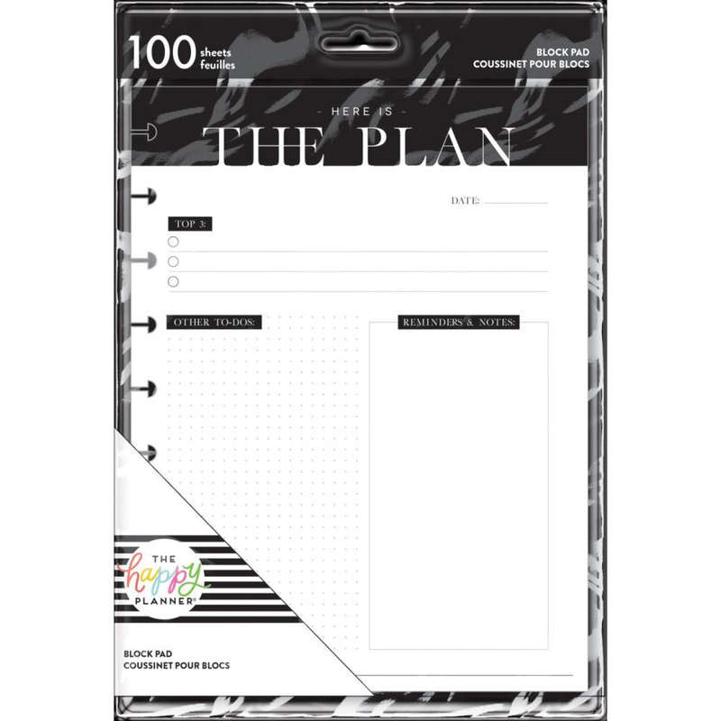 Classic Block Paper Pad - The Plan