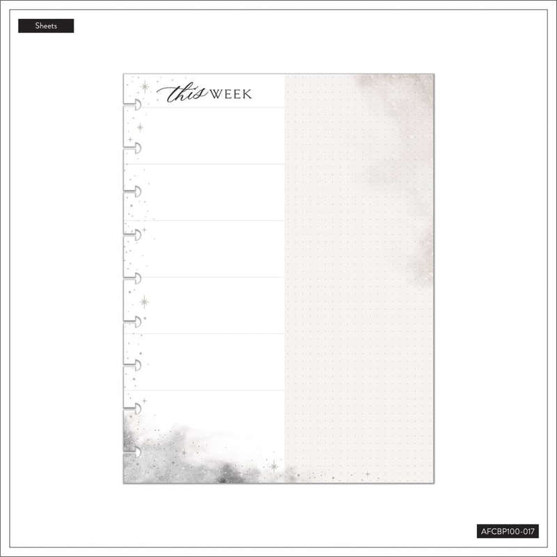 Classic Block Notepad - Celestial Elegance