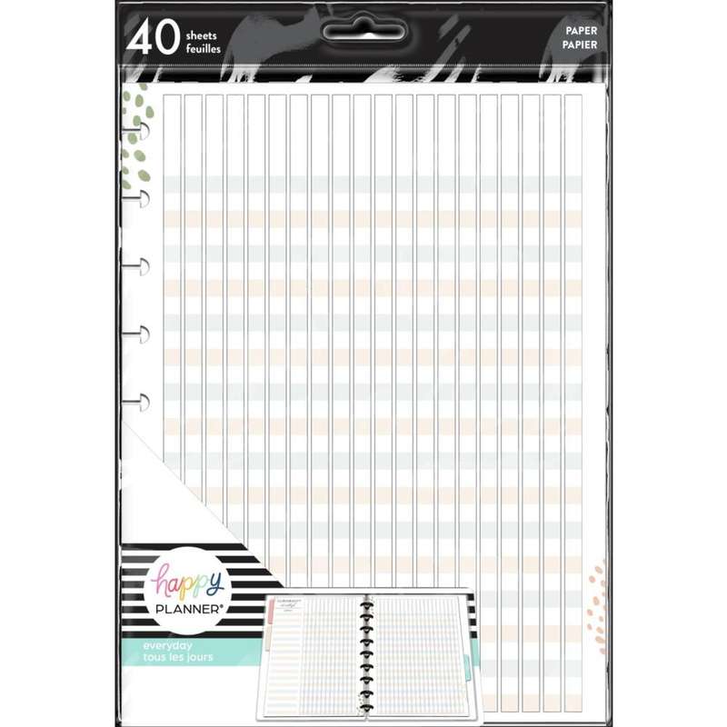 Wild Journey Classic Checklist Filler Paper - 40 Sheets