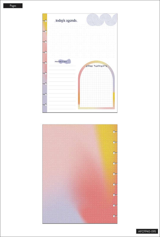 Happy + Mod Today's Agenda Classic Filler Paper - 40 Sheets