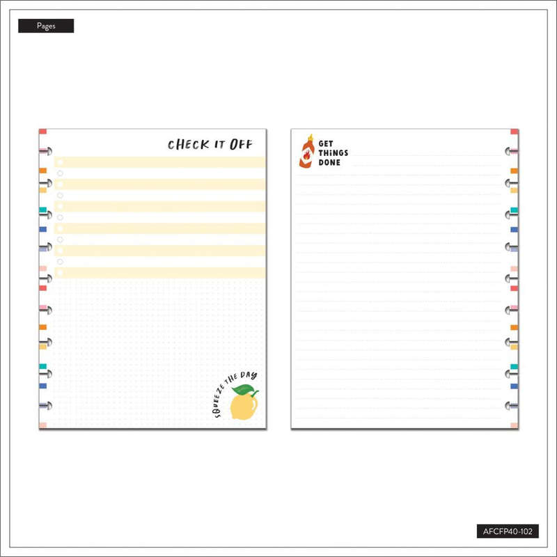Checklist Classic Filler Paper - Fun Illustrations