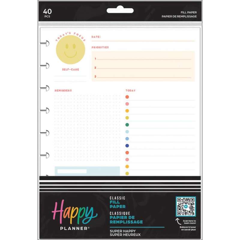 Dashboard Classic Filler Paper - Super Happy