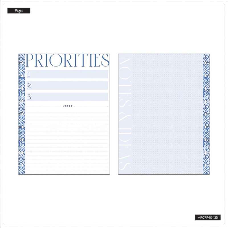 Dashboard + Dot Grid Classic Filler Paper - Shibori