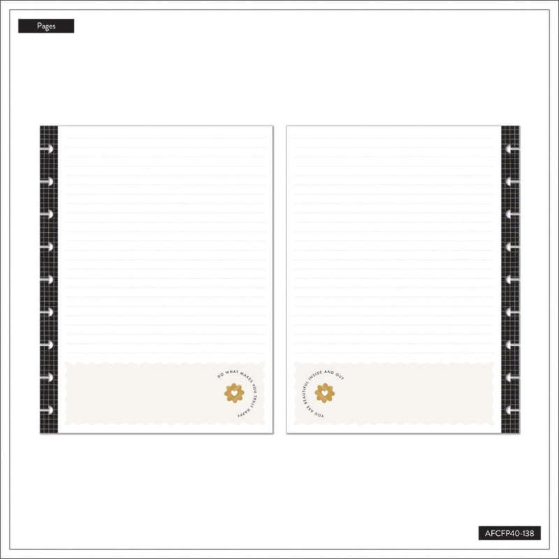 Dotted Lined Classic Filler Paper - Quirky Plans