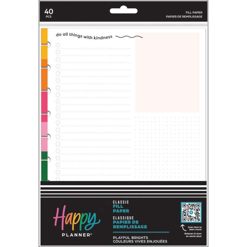 Classic Filler Paper - Playful Brights