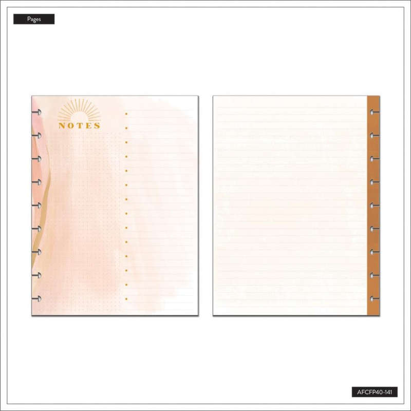 Dashboard + Dot Grid Classic Filler Paper - Golden Hour