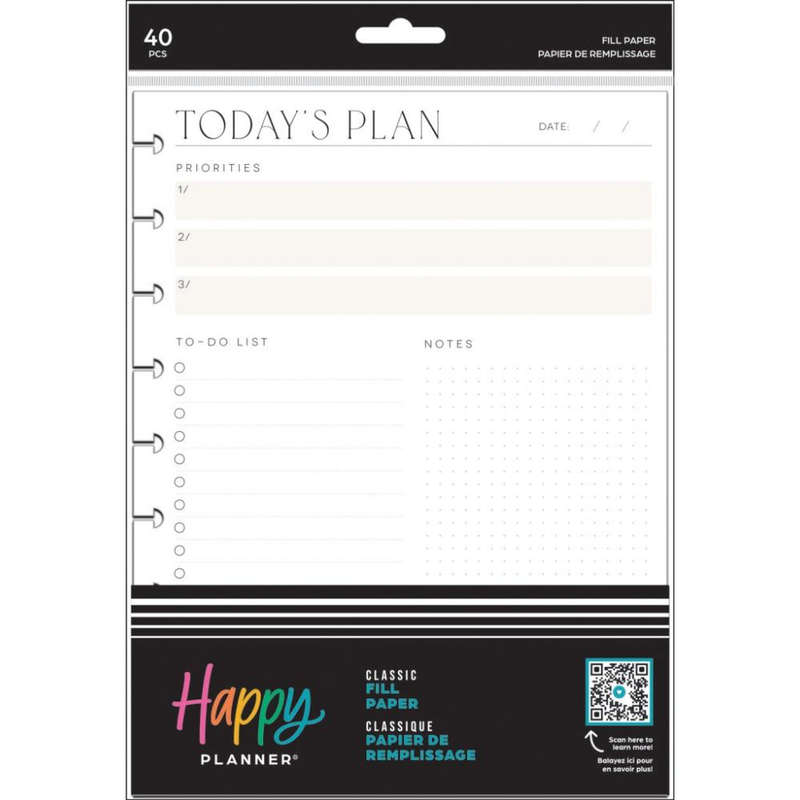 Dashboard + Dot Grid Classic Filler Paper - Neutral Chic