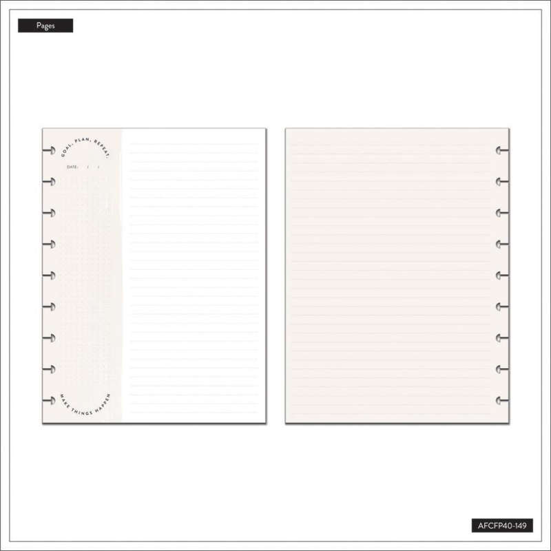 Dashboard + Dotted Lined Classic Filler Paper - Neutrals