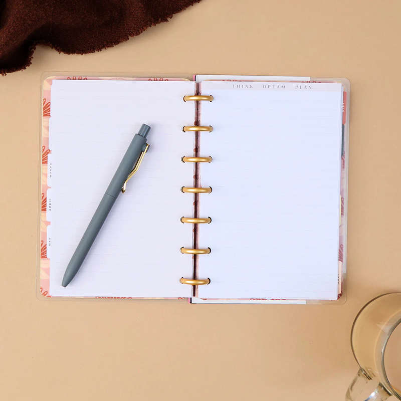 Dotted Lined Mini Filler Paper - Neutrals