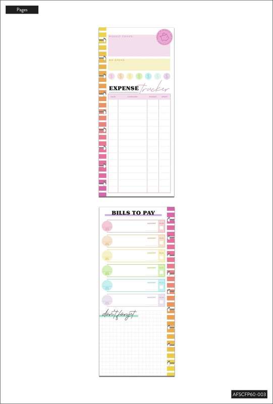 Savvy Saver Classic Half Sheet Filler Paper - Budget Tracker