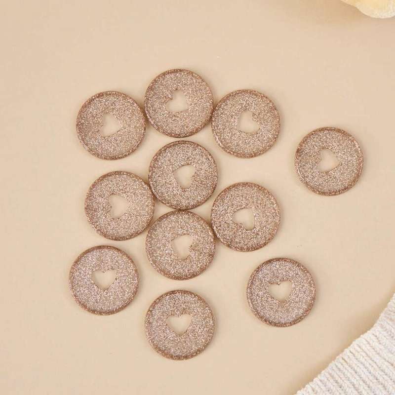 Medium Plastic Discs - Chestnut Shimmer
