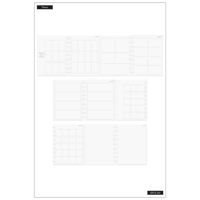 Classic - Clear Sticker Planning Guide