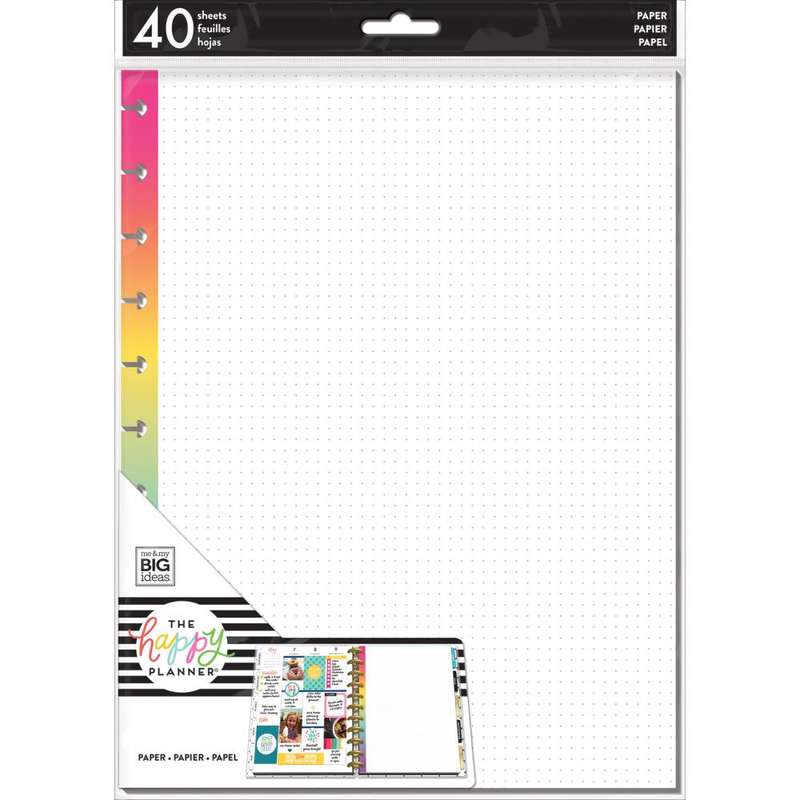 Rainbow Dot Grid Fill Paper - BIG