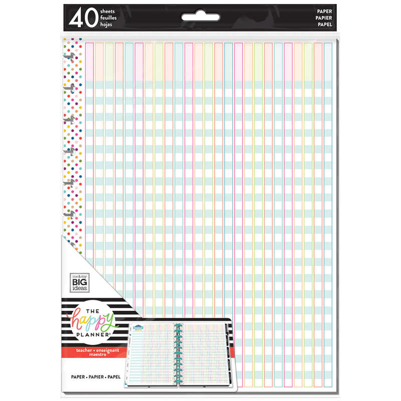 BIG Note Paper - Teacher Checklist