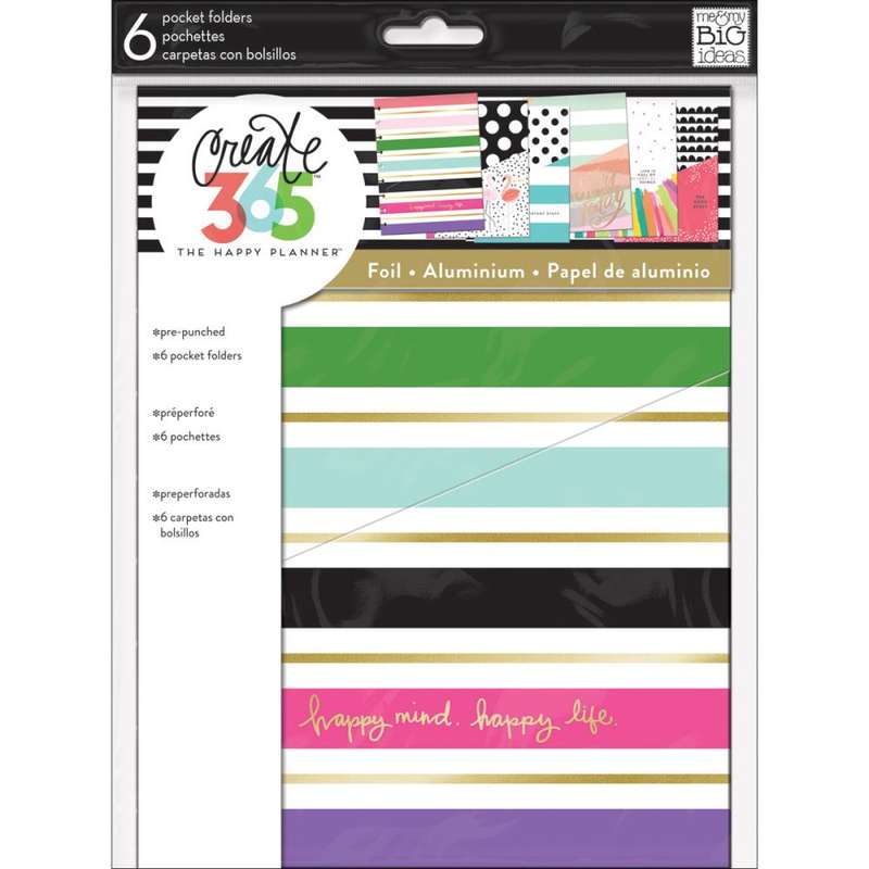 Pocket Folders - Stay Happy - Classic