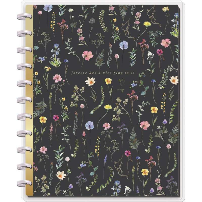 Dotted Lined BIG Notebook - Blooming Elegance Wedding
