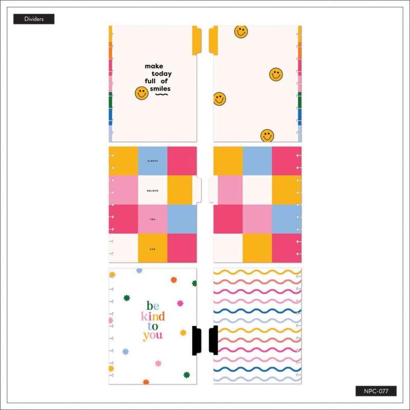 Dotted Lined Classic Notebook - Playful Brights