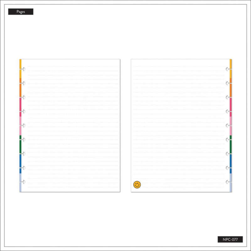 Dotted Lined Classic Notebook - Playful Brights