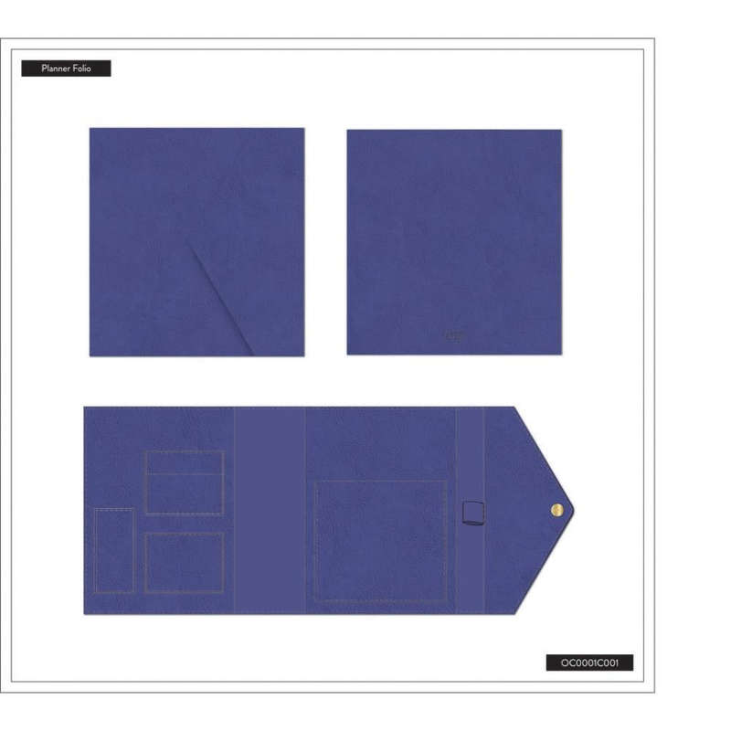 Deluxe Classic Planner Folio - Dusk Vegan Leather