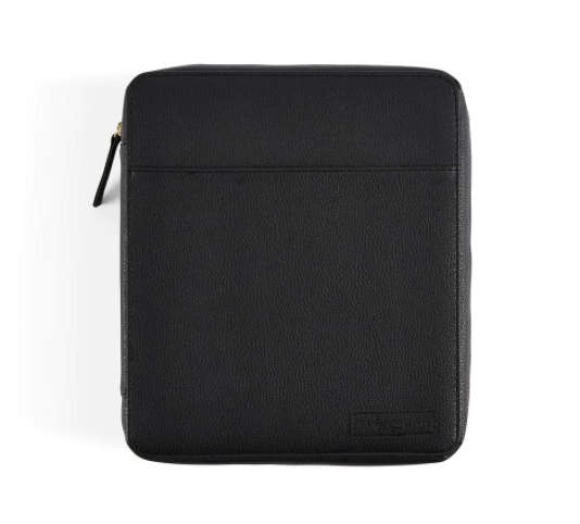 Black & Blush Classic Planner Zip Folio