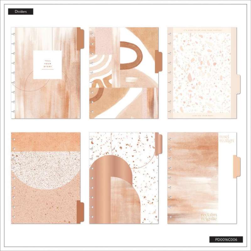 Undated Sand & Stone Customisable Recovery Planner  Classic Recovery Layout  12 Months