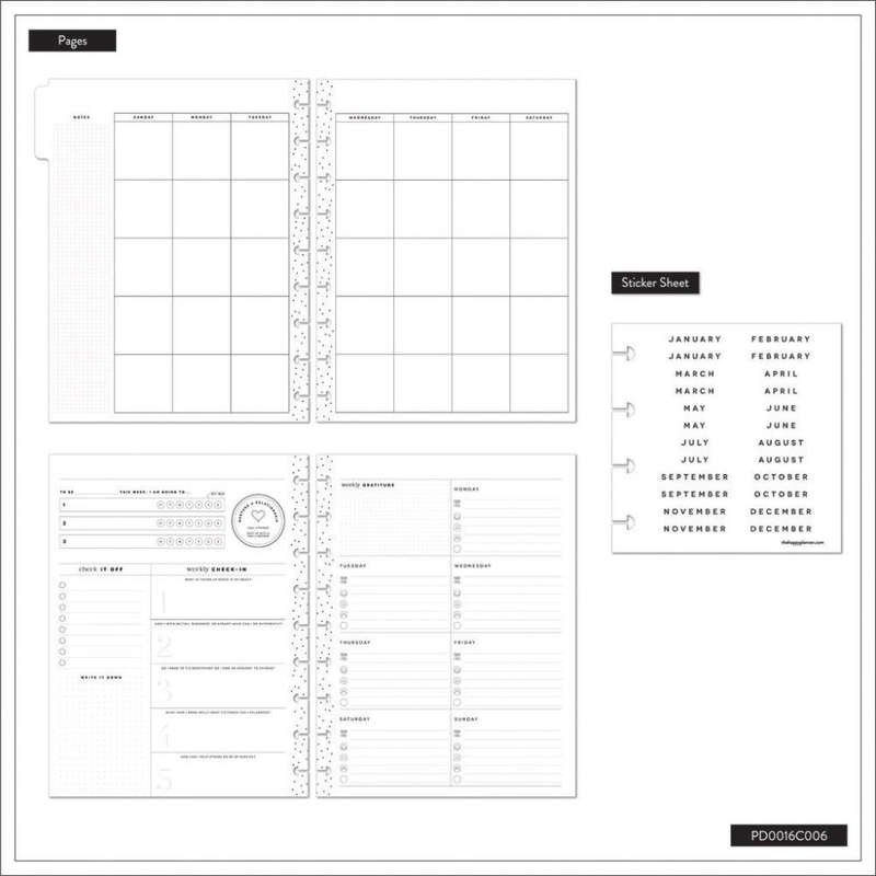 Undated Sand & Stone Customisable Recovery Planner  Classic Recovery Layout  12 Months