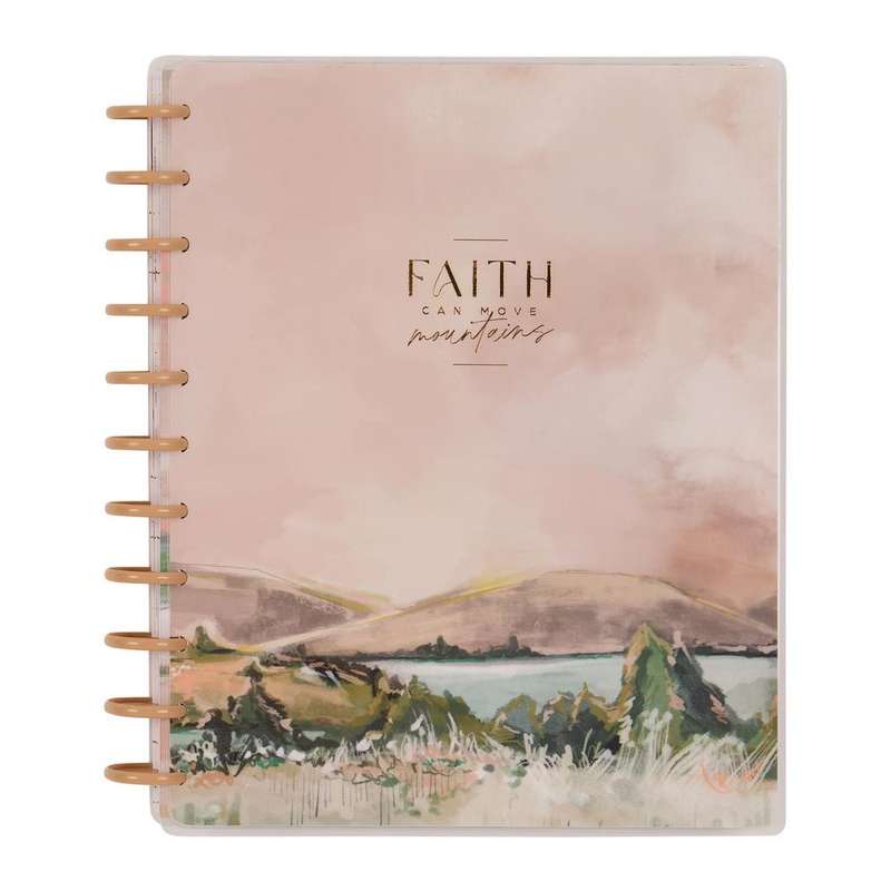 2025-2026 Flourish in Faith Customisable Happy Planner  BIG Faith Layout  18 Months