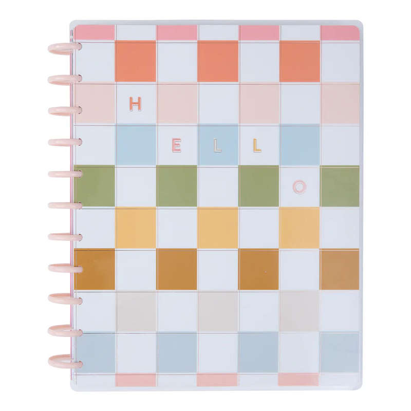 Undated Simple Joys Happy Planner  BIG Vertical Layout  12 Months