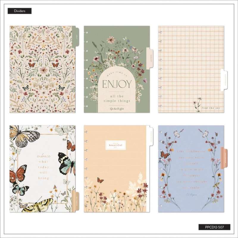 2024-2025 Wild Fields Happy Planner  Classic Colour Block Layout  12 Months