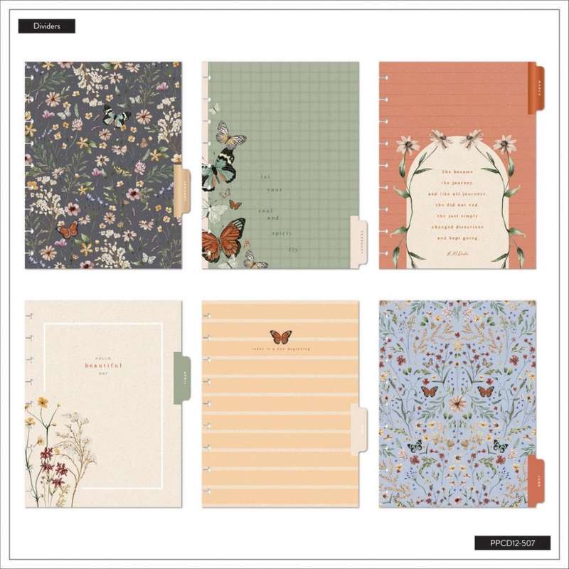 2024-2025 Wild Fields Happy Planner  Classic Colour Block Layout  12 Months