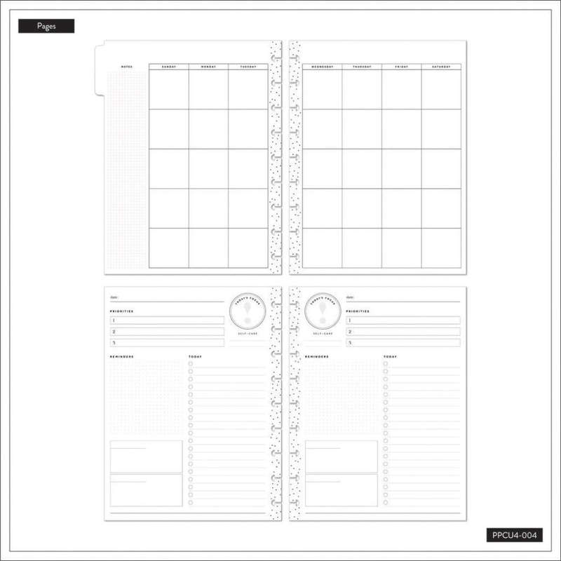 Undated Modern Farmhouse Happy Planner  Classic Daily Layout  4 Months