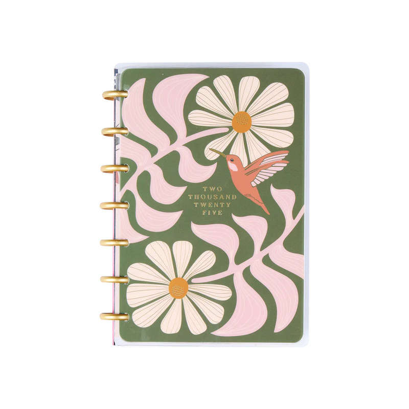 2025 Desert Rose Happy Planner  Mini Vertical Layout  12 Months