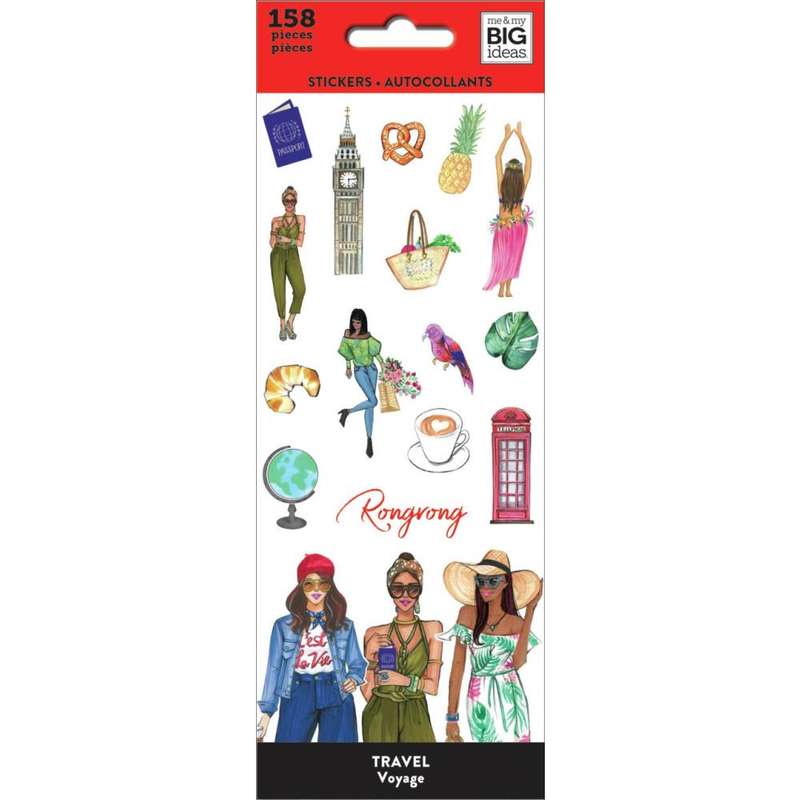 Petite Sticker Sheets - Rongrong - Travel