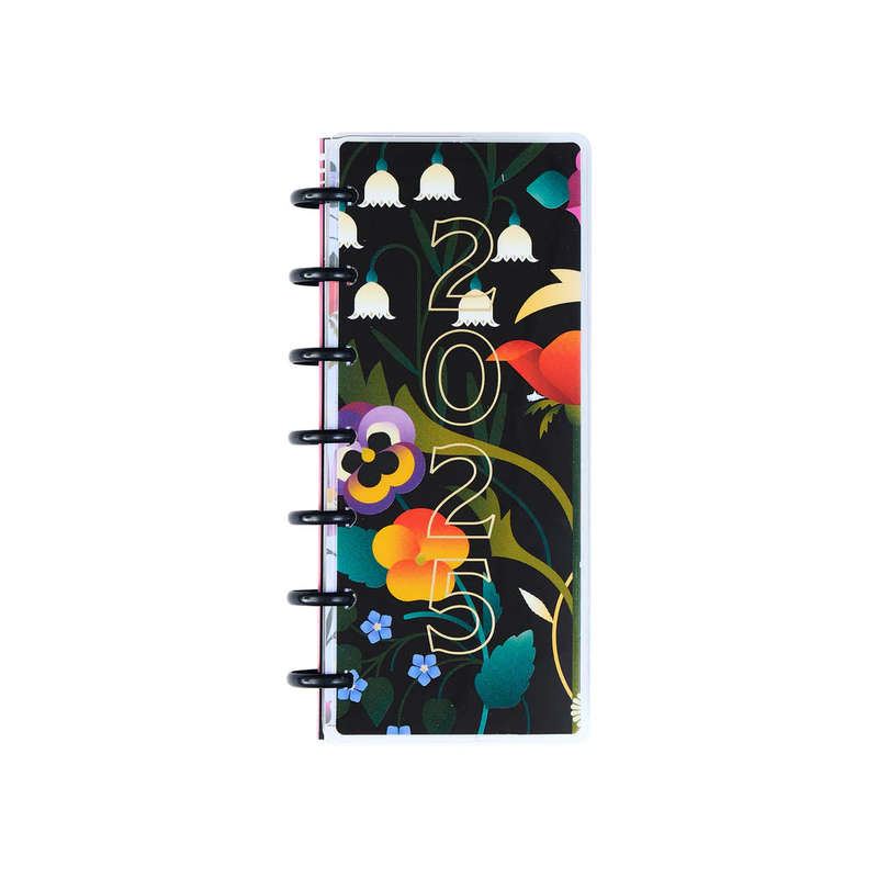 2025 Radiant Garden Happy Planner  Skinny Mini Horizontal Layout  12 Months