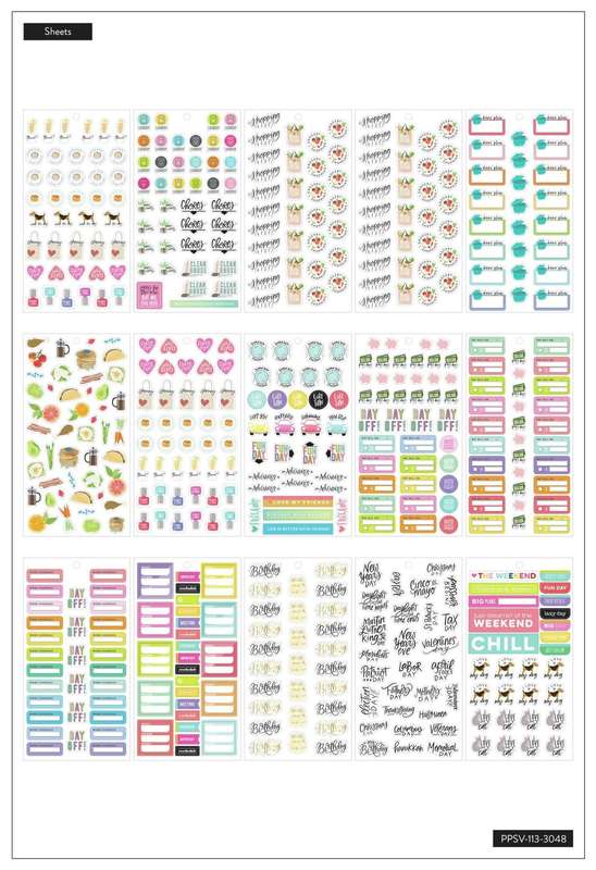 Value Pack Stickers - Essential Planning