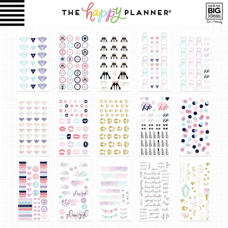 Value Pack Stickers - Glam Girl - Mini