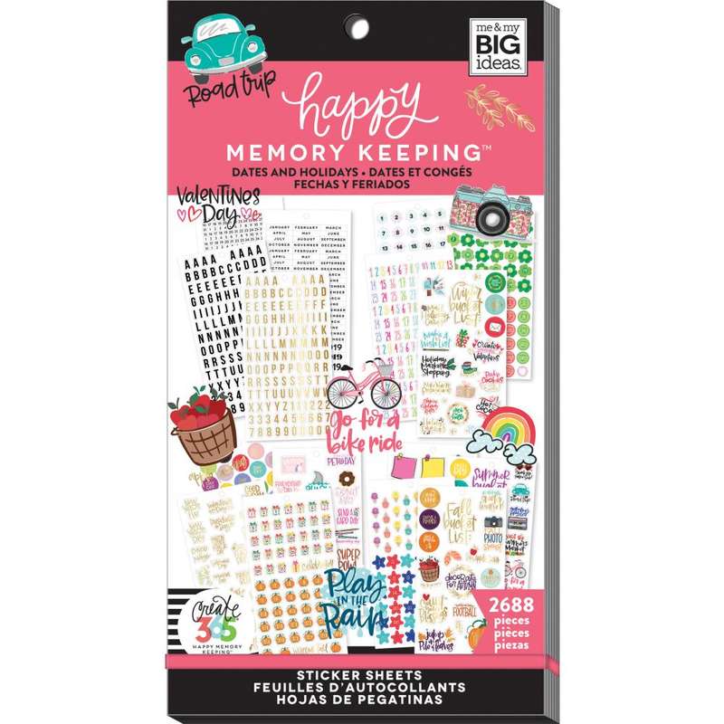 Happy Memory Keeping Value Pack Stickers - BIG - Dates & Holidays 2