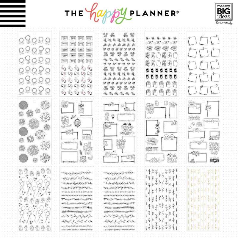 Value Pack Stickers - Journaling Doodles