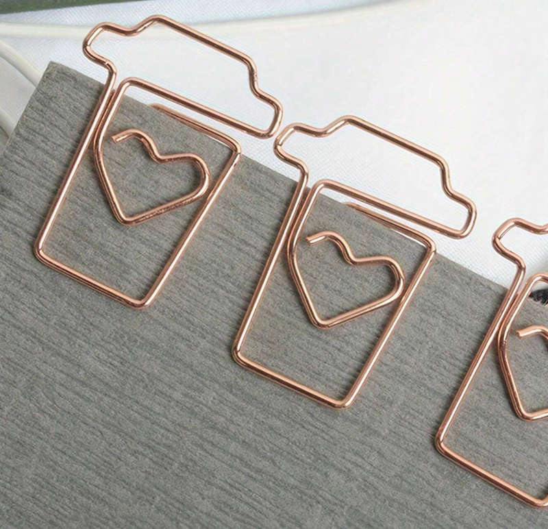 Cafe Latte Paper Clips