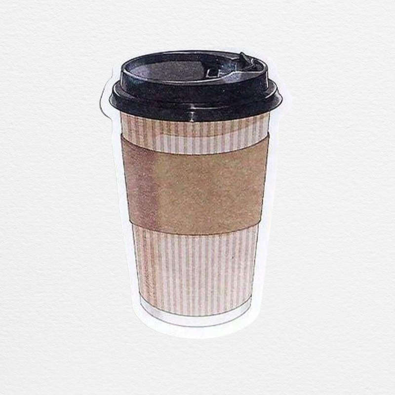 Cafe Latte Sticky Notes